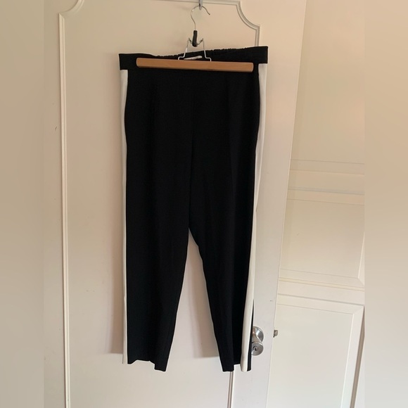 -Babaton Conan Pants black with white stripe size 8 - Picture 5 of 11